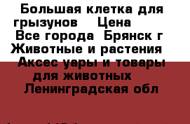 Большая клетка для грызунов  › Цена ­ 500 - Все города, Брянск г. Животные и растения » Аксесcуары и товары для животных   . Ленинградская обл.